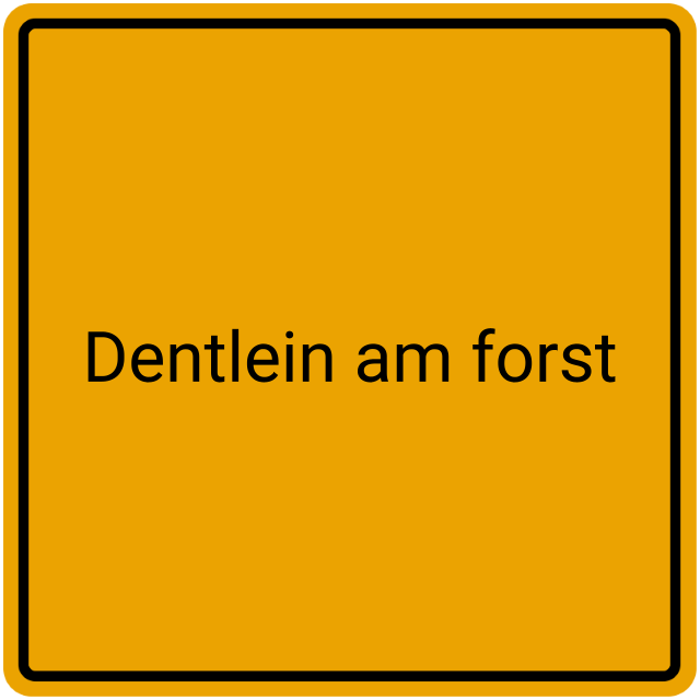 Meldebestätigung Dentlein am Forst